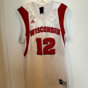 Wisconsin Badgers #12 basketball jersey
